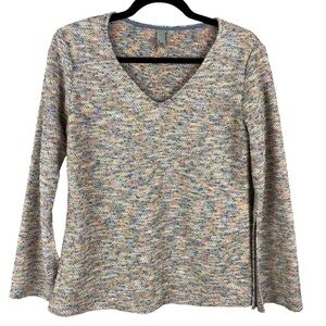 KUT from the Kloth Multi Colour Knit Pullover V Neck Sweater Small